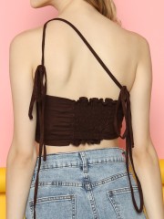 RC Folded Elastic Band Tube Top