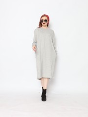 TM GEOMETRIC PRING LONG DRESS