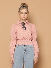 Classic Semi Crop Hugged Elbow