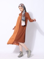 Ramadhan Moon High Neck Side Chiffon Combi