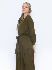 ANF Full Maxi Shirt Dress