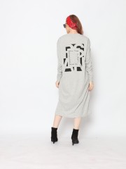 TM GEOMETRIC PRING LONG DRESS