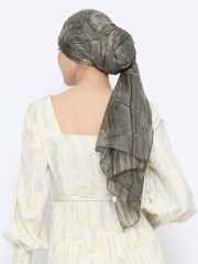 ANF Pleated  Maxi Dress With Belt