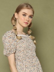 R Cottage Printed Dress