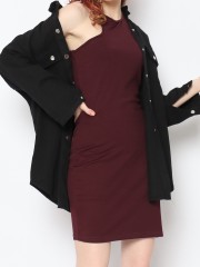 TM STRONG ONE SIDE SHOULDER DRESS