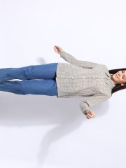 Cottage Core Gridlines Shirt